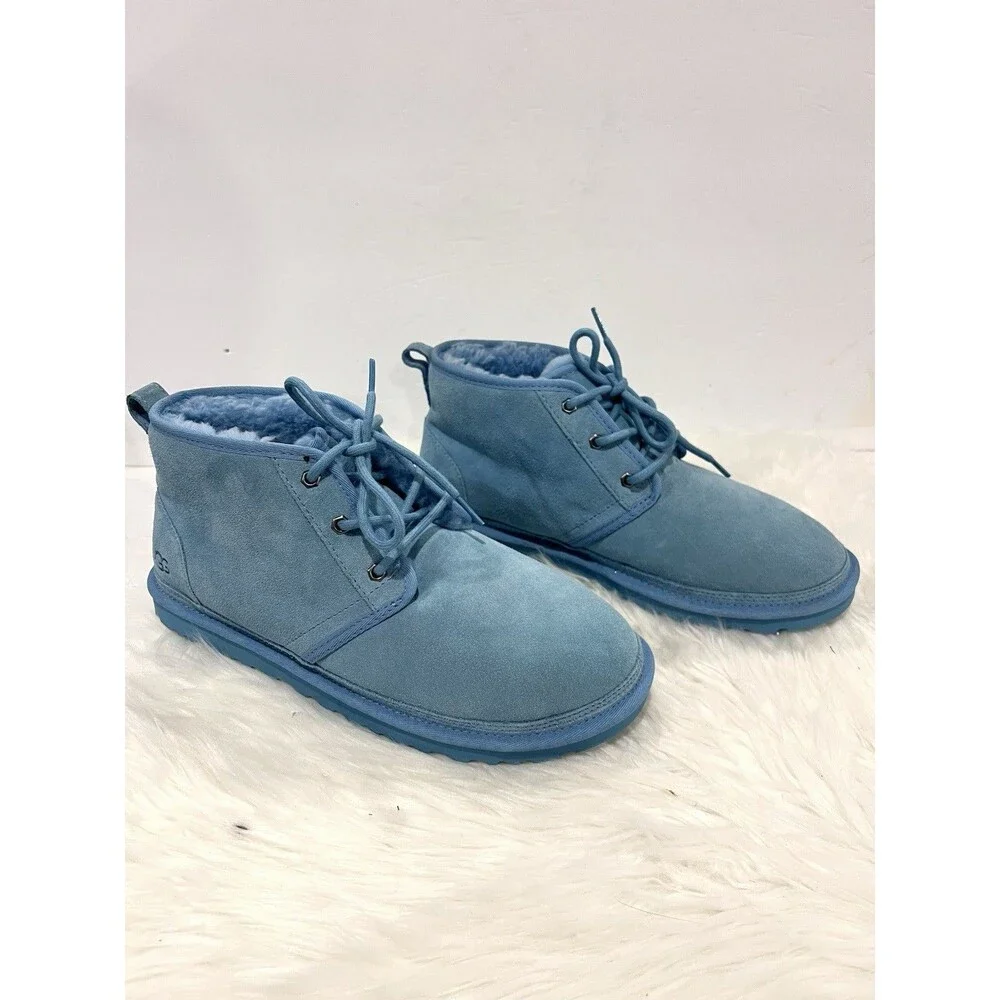 UGG NEUMEL 3236 FRESHWATER BLUE MENS CHUKKA ANKLE BOOT SIZE 11 US AUTHENTIC NEW